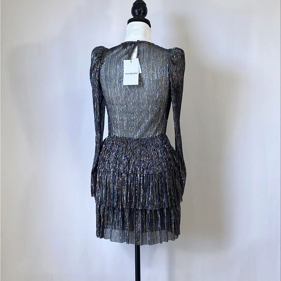 SABINA MUSÁYEV Monique Metallic Minidress size XS - Picture 8 of 12